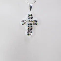 Pendant 30cm - Stella-Silver Chain - Pendant 30cm - Laiton argenté